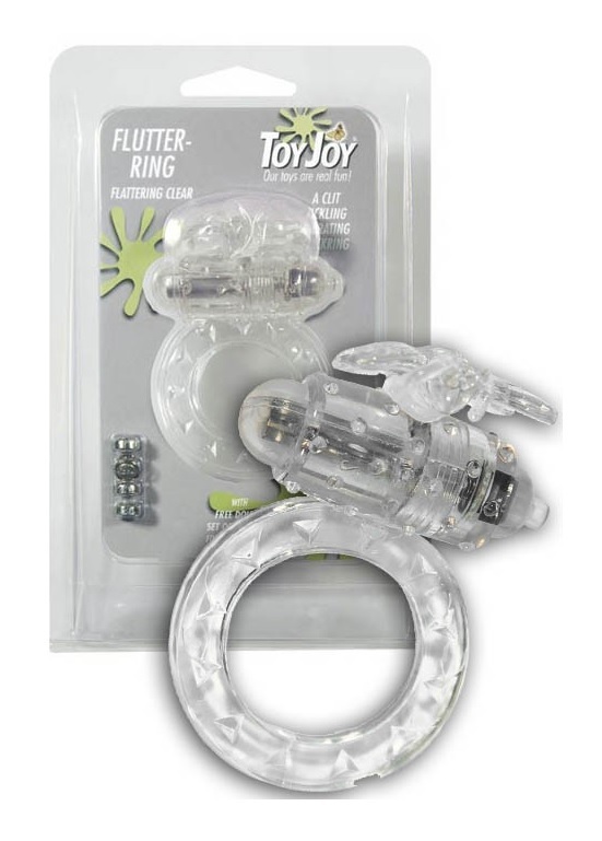 Eros Flutter Ring Vibrate Clear