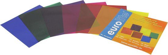 EUROLITE Color-Foil Set 19x19cm, six colors