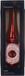Decoris Piek glas d9l31 cm kerstrood kerst