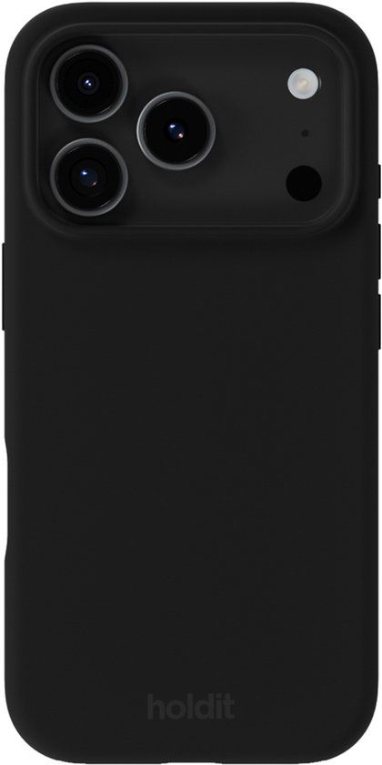 Holdit Silicone Case voor Apple iPhone 17 Pro - Zwart