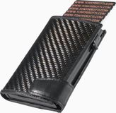 Tony Perotti Furbo RFID Creditcardhouder - Carbon - Zwart - Leer