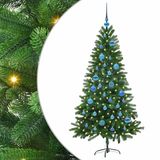 vidaXL Kerstboom met 150 LED met standaard Groen 150 cm PE