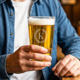 Verre à bière personnalisé -2 pièces