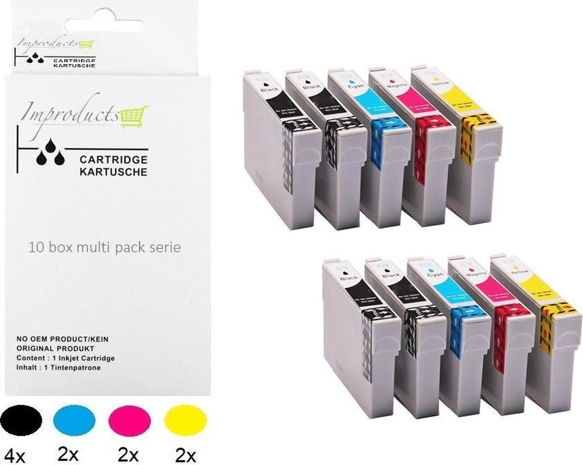 Improducts Improducts® Inkt cartridges Alternatief Epson 29XL 29 T29 10 box