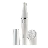 Braun FaceSpa Face 810 - Gezichtsepilator & Reinigingsborstel - Wit