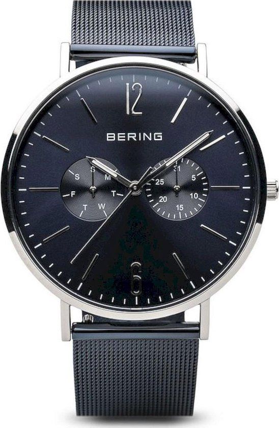 Bering 14240-303 Classic Herenhorloge - Blauw