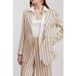 Anne Fontaine Sud Almondmilk Blazer Femme Marron