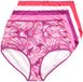 Ulla Popken - Dames - Maxi-slip - Bes - Gebloemd - Maat 42+