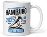 Hamburg Mug de football avec motif pour fans