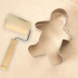 Fackelmann Mini houten deegroller 17 cm