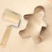 Fackelmann Mini houten deegroller 17 cm