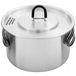Tatonka Kettle II (1,0/1,6 l) - outdoor kookpan van roestvrij staal met volumeschaal en inclusief deksel met zeeffunctie