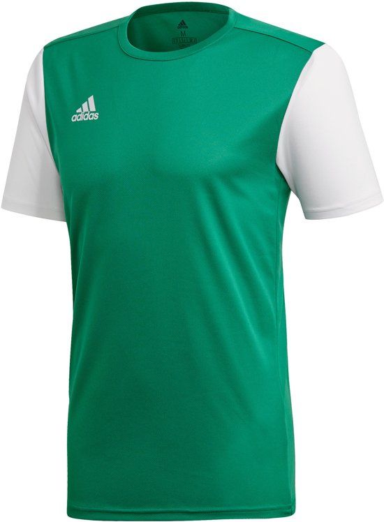 Adidas Estro 19 Sportshirt - Maat M - Mannen - groen/wit