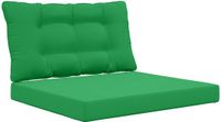 vidaXL Buitenbankkussen Polyester Groen 80 x 68,5 cm