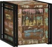 vidaXL Opbergbox Bruin en Zwart 50 x 50 x 50 cm