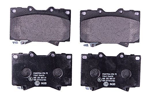 HELLA PAGID 8DB 355 009-371 Remblokkenset - T1241 - Dikte: 17.7mm - Remsysteem: Sumitomo - Met akoestische slijtagewaarschuwing - voor o.a. LEXUS / TOYOTA
