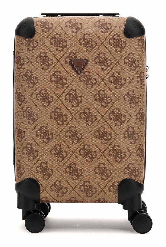 GUESS Trolley 18 In 8-Wheeler Latte Logo / Brown Lichtbruin 53cm