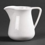 12X Olympia 12X Lineaire Cream Kannen 137ml 5oz Porselein Witte Mok Cup Creamer Pitcher