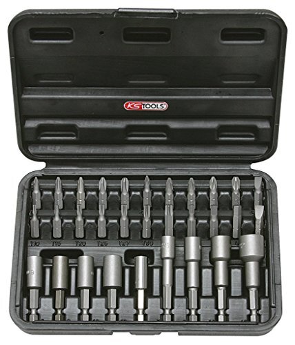 KSTools 122.2100 1/4 inch CLASSIC bit- en inschroefgereedschapset, 31-delig.