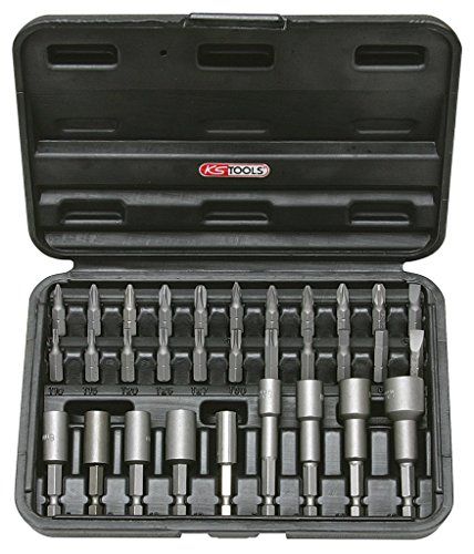 KSTools 122.2100 CLASSIC bit- en inschroefgereedschapset - 31-delig