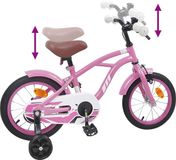 vidaXL Kinderfiets 12 Inch Lichtroze