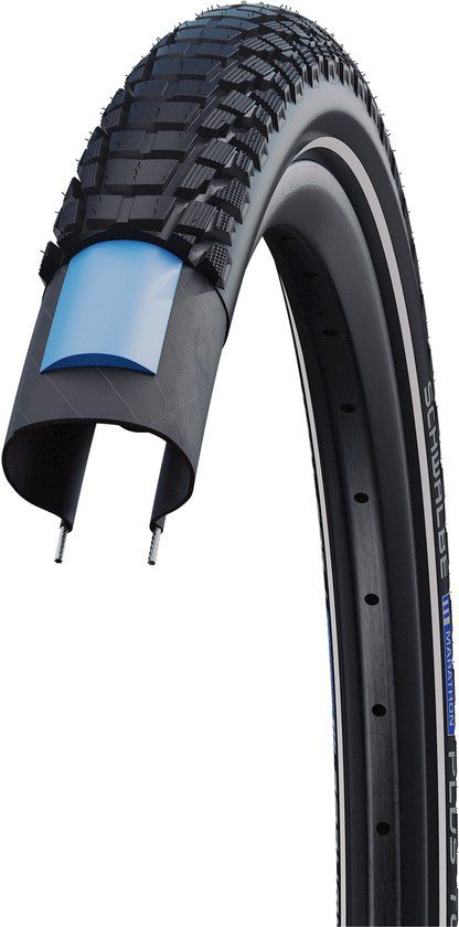 Schwalbe Marathon Plus Tour 28 x 2.00 Buitenband Zwart/Reflex