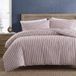 Nautica Kingsize dekbedovertrek, omkeerbaar beddengoed van katoen met knoopsluiting, casual woondecoratie voor alle seizoenen (Coleridge Stripe Red, King)
