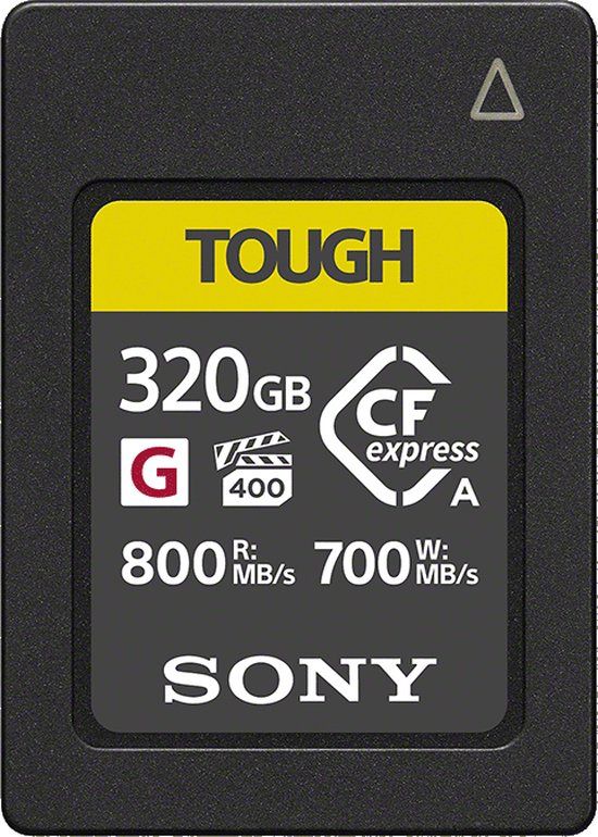 Sony CFexpress Type A - Geheugenkaart - 400 GB - 800 MB/s Leessnelheid