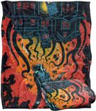 Stranger Things Eddie Munson Upside Down Creep House Fleecedeken Unisex Dekens meerkleurig