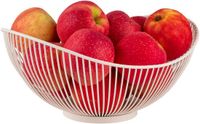 APS brood- en fruitmand SVART, ovaal, 295 x 255 mm, wit