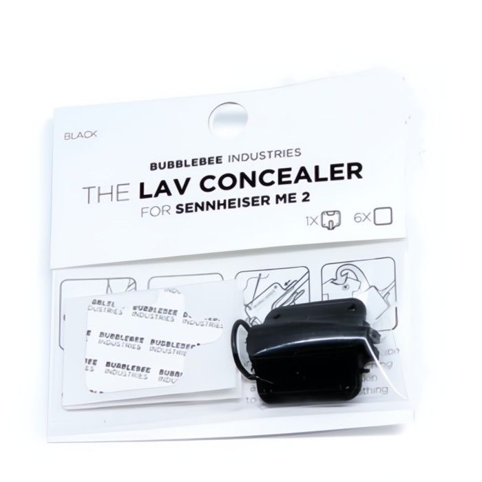 Bubblebee The Lav Concealer For Sennheiser ME 2, Black