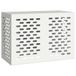 vidaXL Airconditioner hoes Wit 100 x 50 x 70 cm Staal