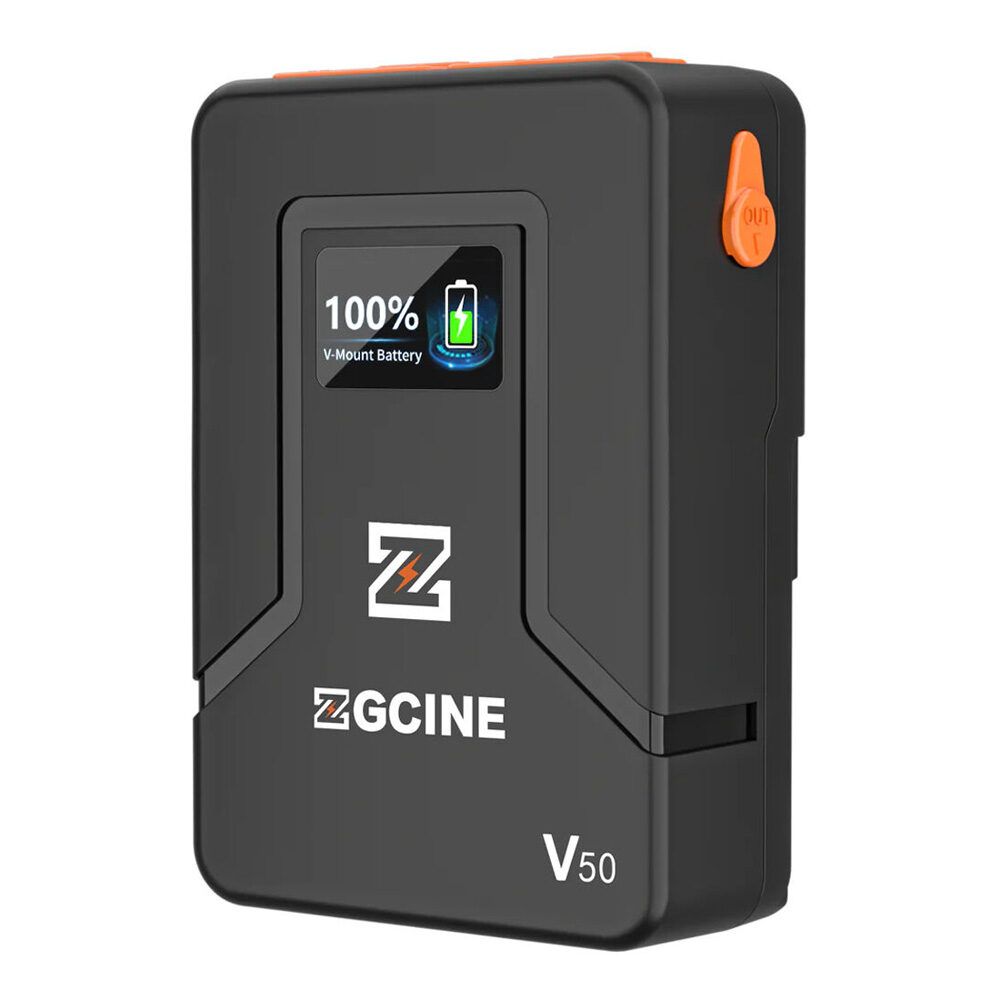 ZGCINE V50 50Wh V-Mount Battery (3400mAh)