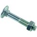 Boulon Lennie Tête Ronde Collet Carré Trcc - Zingué Blanc - Ø6x100 - Boîte de 100 - Btrcc0610002b
