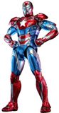 Hot Toys Marvel Comic Diecast Masterpiece Action Figure 1/6 Iron Patriot Hot Toys Exclusive 32 cm Action Figuur