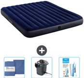 Intex Luchtbed - 2-Persoons - 183 x 203 x 25 cm - Blauw