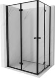 Mexen Mist-F Duo douchecabine opklapbaar gauche 120 x 75 cm, bordure noire, noir