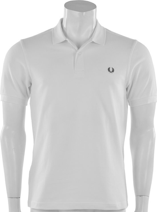 Fred Perry Slim Fit Shirt Piqu - Sportpolo - Heren - Maat XXL - Wit