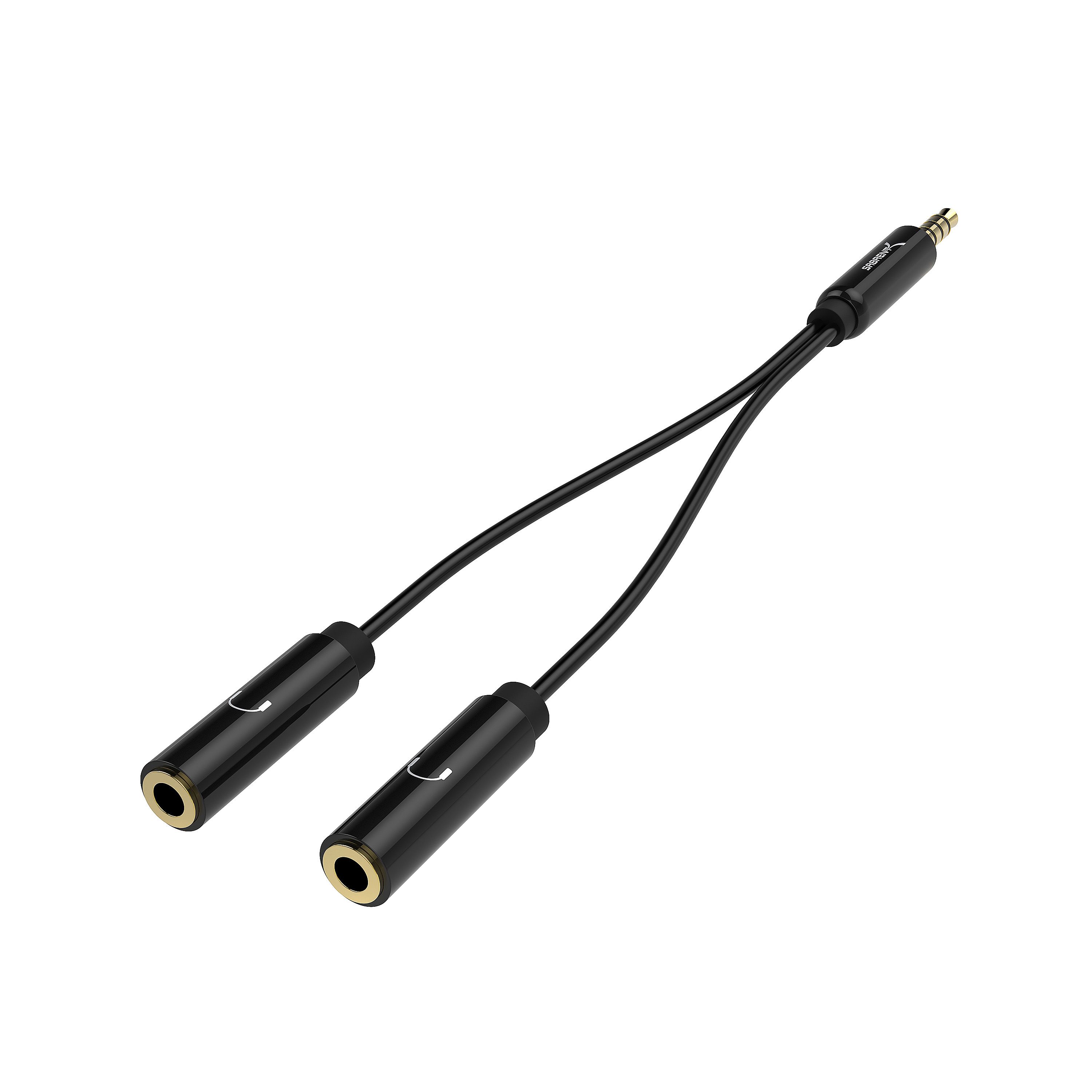 Sabrent CB-35X2 - Audio kabel - Zwart