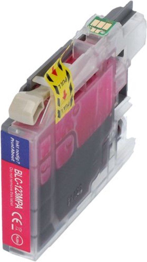 PrintAbout Brother LC-123M Magenta Inktcartridge