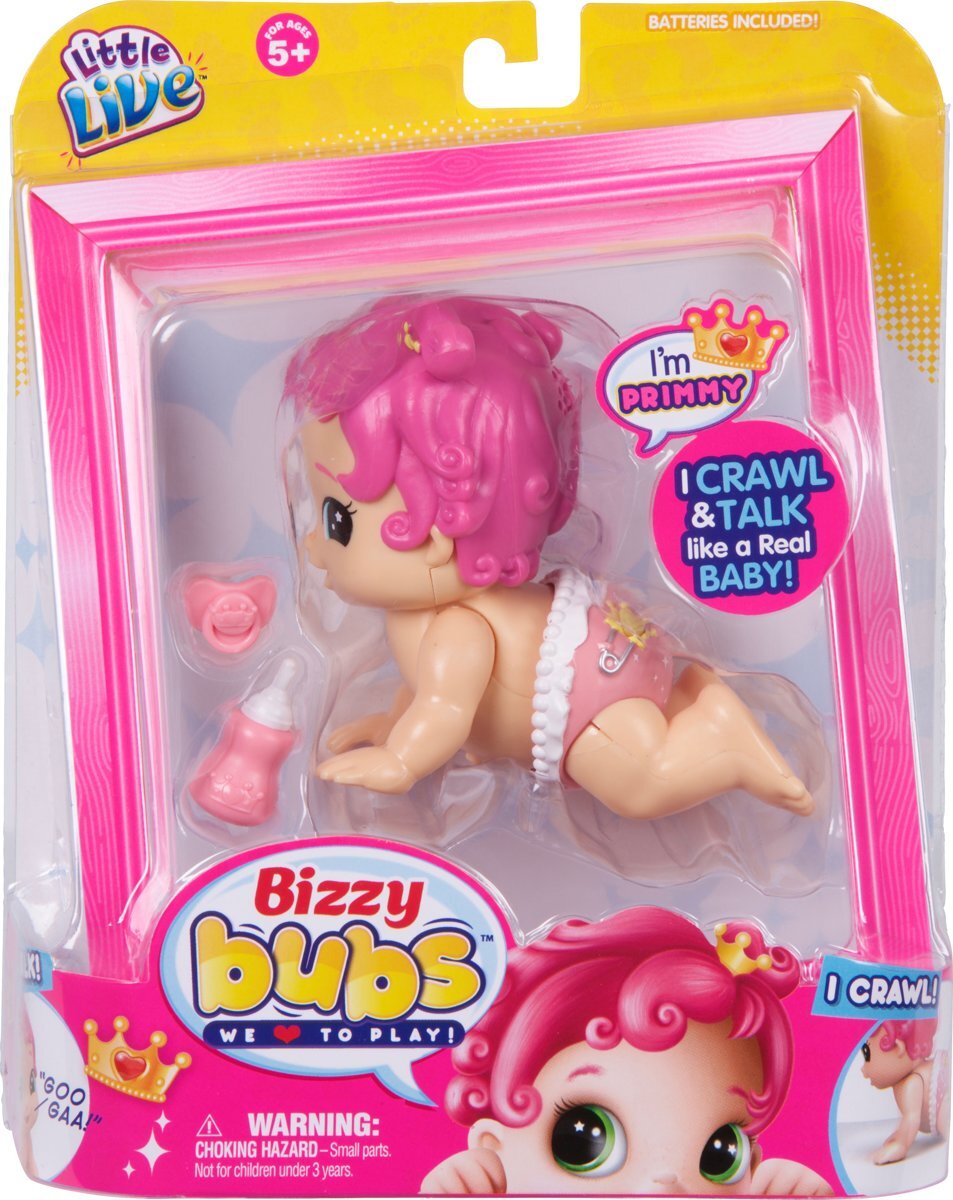 Little Live Pets Little Live Bizzy Bubs Kruipende Baby Primmy - Speelfiguur