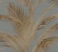 Living Walls PALMBLADEREN BEHANG | Botanisch - Grijs Roestkleur Metallic - Vliesbehang