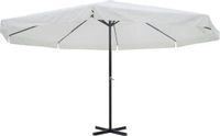 vidaXL - Parasol - Samos - 500 cm - aluminium - wit