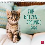 Wandkalender Groh Verlag Wandkalender 2026: Für Katzenfreunde