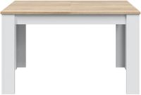 CaliCosy Eettafel ZAIRA - Eiklook - Rechthoek - 90 cm x 140 cm x 78 cm