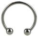Bague ouverte à bille et gland – une bague sensuelle à bille et gland