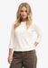 Superdry - Athletic Essentials Pointelle Top Relaxed Pasvorm - Dames - Lange mouwen shirts - Maat 10 - Katoen - Desert Bone Off White