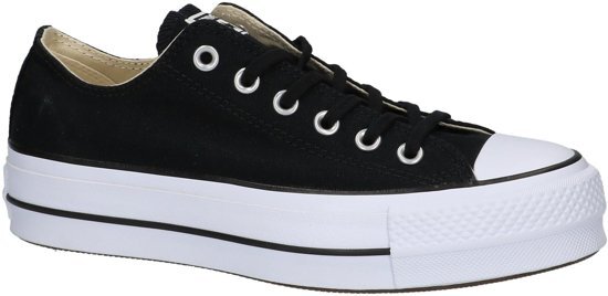 Converse - As Lift Ox - Sneaker laag sportief - Dames - Maat 37 - Zwart - Zwarte - Black/Garnet/White