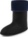 Chaussettes pour bottes de pluie – Chaussettes en polaire – 24 – Bleu foncé – LA-KL-046