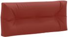 vidaXL Palletkussen VIANEN 100% Polyester Rood 120 x 40 x 12 cm